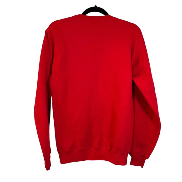 Santee Vintage Made in the USA Las Vegas Red Crew Neck Sweatshirt Size Small - Picture 4 of 4